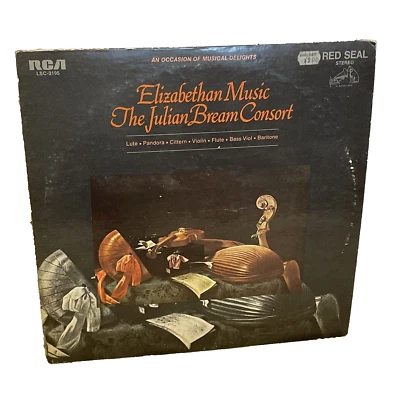 The Julian Bream Consort Elizabethan Music (Vinyl, 1963) RCA Red Seal LSC-3195 - Image 1 of 4
