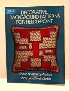 Decorative Background Patterns for Needlepoint Dover Needlepoint Series Book - Picture 1 of 5