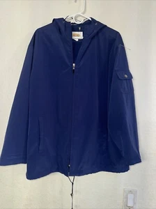 Talbots Full Zip Jacket Men’s L Blue Alpaca & Wool Blend - Picture 1 of 12
