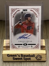 2022 Onyx Vintage Extended  Jordan Lawlar Blue Ink Auto /400 Diamondbacks