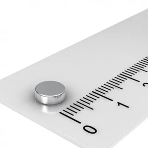 10x POWER NEODYM MAGNET SCHEIBE, 6x2 mm, N52, PINNWAND, SUPERMAGNET, EXTRA STARK - Bild 1 von 1