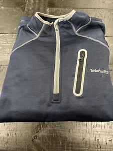 Timberland Pro Men's Full Zip Fleece Jacket Athletic Fit Navy TB0A55RV Size: XL - Picture 1 of 6