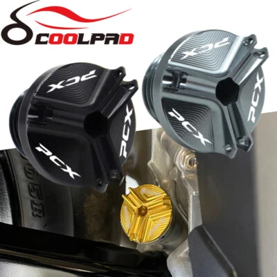 Engine Oil Filter Cup Plug Cover Screw For HONDA PCX125/PCX150/PCX160 - Image 1 of 4