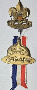 Transatlantic Council 1976 Wantertag Hiking Trail Medal Boy Scout of America PN - Picture 1 of 2