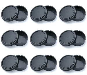 Juego de 10 cubiertas traseras para lentes y tapa corporal para cámara para montaje FD - Imagen 1 de 6