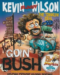 Kevin 'Bloody' Wilson Hand Signed 8x10 Photo, Autograph, Comedian Santa Claus B - Picture 1 of 2
