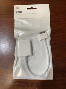 CONNECTEUR DOCK APPLE IPAD VERS ADAPTATEUR VGA NEUF MODÈLE A1368 (2010) - Photo 1/5