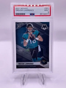 2021 Mosaic #301 Trevor Lawrence RC PSA 9 Mint - Bild 1 von 1
