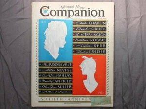Woman's Home Companion November, 1933 - Sixtieth Anniversary - Charles Chaplin M - Picture 1 of 10