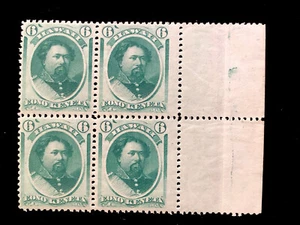HAWAII: COME NUOVO #33 BLOCCO/4 MAI INCERNIERATO OG CV $400 - Foto 1 di 2