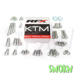 KTM EXC Bolt Kit for 125 144 150 200 250 300 SX XCW EXC TPi 07-22 RFX Track Pack - Picture 1 of 2