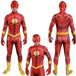 The Flash Mono Disfraz Cosplay Barry Allen Body Adulto y Niños Halloween - Imagen 1 de 10