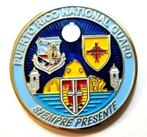 GUARDIA NACIONAL PUERTO RICO Army National Guard Challenge Coin NG Gobierno   - Picture 1 of 12
