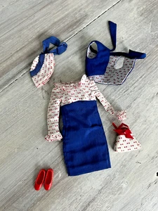 Vintage Francie Concert in the Park 1966 Barbie Outfit fast komplett (*50) - Bild 1 von 6