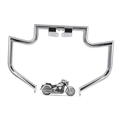 Barra de choque de grasa de 1,5" para Yamaha XV 1600 cromada Foto 1 de 4