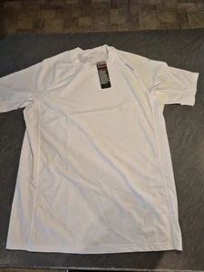 Eteoepo Hombre Manga Corta Erupción Chaleco Camisa de Natación, UPF 50+ Protección Solar Blanco L - Imagen 1 de 7