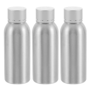  3 Stück Reisespenderflaschen - 100 ml Aluminium Gläser mit Schraubverschluss - - Bild 1 von 12