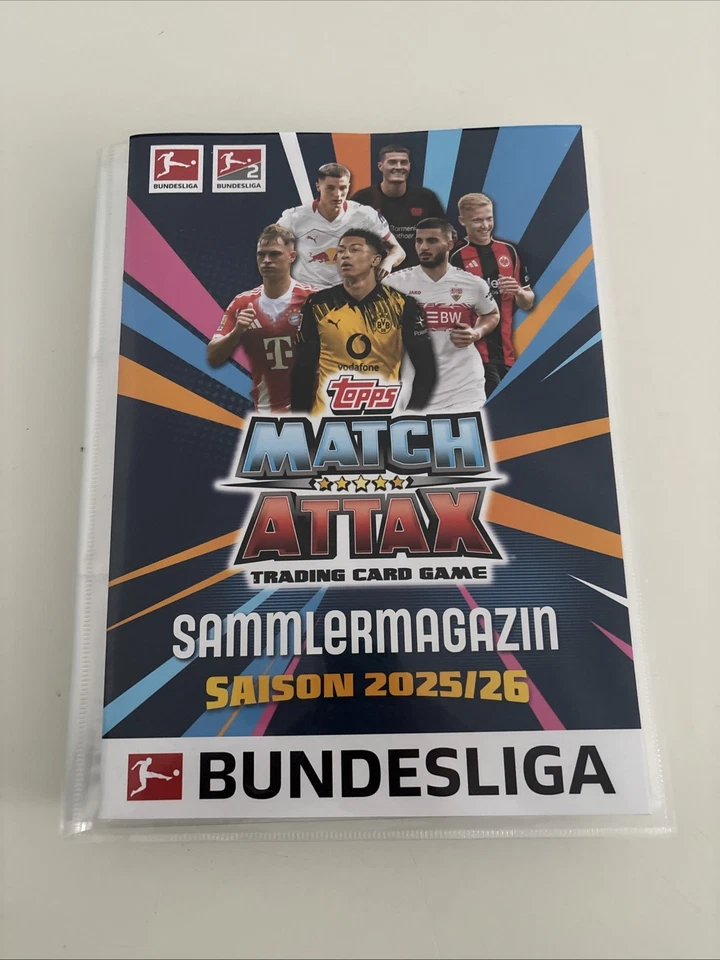 Match Attax Bundesliga 25/26 Alle Basiskarten +3 Legenden/417 Karten Sammelmappe - Bild 1 von 4