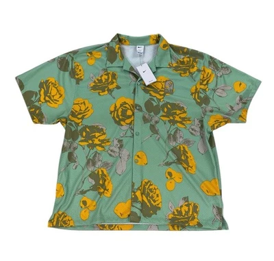 NEW Nike Rose City Short Sleeve Button Floral Shirt Mens Size 2XL FJ1650-308 - Image 1 of 4