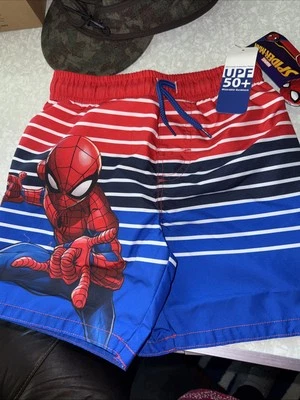 Marvel ☆ Costume da bagno Spiderman bambino ☆ Taglia 5/6 - Immagine 1 di 3
