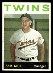 1964 Topps #54 Sam Mele - EX-EXMT *TedsCardShack* - Picture 1 of 2