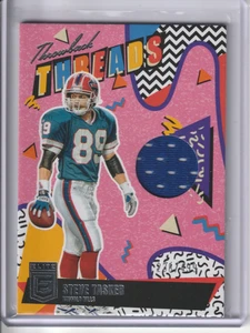2025 Panini Donruss Elite Steve Tasker Throwback Threads Jersey Patch /499 - Picture 1 of 2