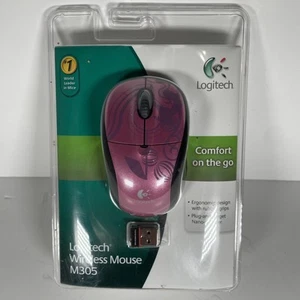 Logitech Wireless Pink Mouse M305 Bluetooth Brand New in Package - Picture 1 of 2