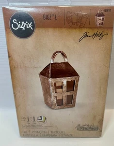 Sizzix Tim Holtz Änderungen Bigz Matrize 2"X3,75"X2" LATERNE BOX 661818 ~ Schnitte/Punkte - Bild 1 von 3
