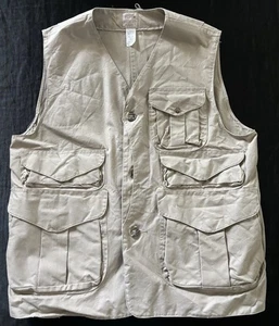 Filson Dry Tin Cloth Upland Hunting Vest Men's X-Large 532  Bird Duck - Picture 1 of 10