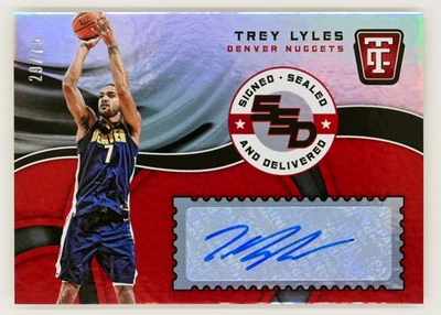 2017-18 Panini Totally Certified #SSD-TL Trey Lyles /75 AUTO Signed Sealed - Image 1 of 2