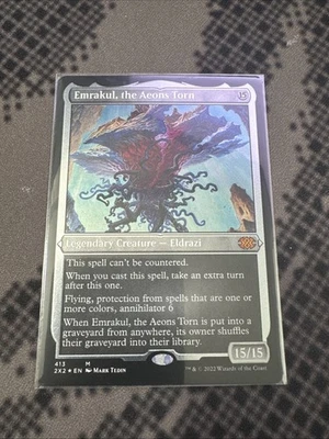 MTG Etched Foil Double Masters 2022 2X2 Emrakul, the Aeons Torn MINT - Image 1 of 2