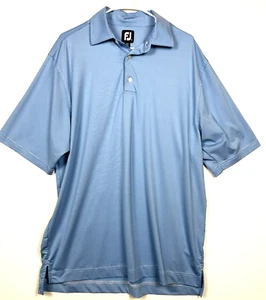 FJ Foot Joy Herren Golf Polo Blau Größe Large Logo King's Creek Golfschläger - Bild 1 von 7
