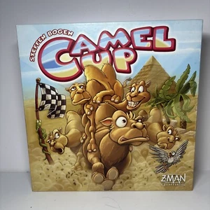 Vtg Camel Up / Cup Board Game - 100% complete Pegasus Games Stephen Bogen EUC - Picture 1 of 14
