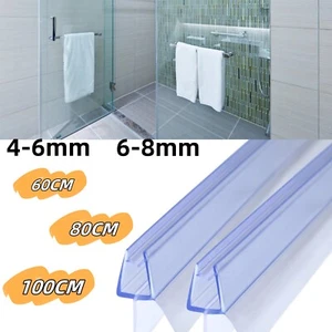 Duschdichtung Ersatzdichtung für 4-8mm für Duschkabinen Badewanne Glastür bis 1m - Bild 1 von 16