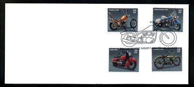 US FDC #4085-4088 None 2006 Sturgis SD American Motorcycles HC - Image 1 of 2