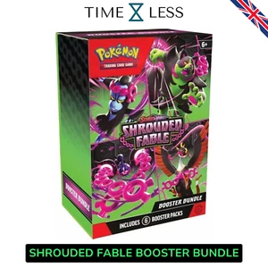 Pokemon SHROUDED FABLE BOOSTER BUNDLE Secret Fairy Tale 6 Bags New Sealed - Picture 1 of 6