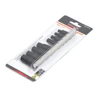 8 Piece 1/4 in and 3/8 in Drive Magnetic Tap Holders Set Tap Socket Set - image 1 of 4