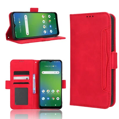 For Sharp Rouvo V Retro Leather Wallet Card Holder Flip Case + Screen Protector - Image 1 of 4