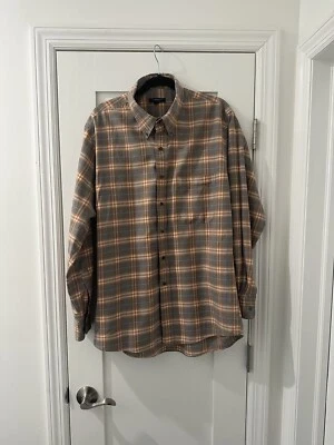 Burberry London Mens Nova Check Plaid Shirt Button Up Top Dress Sz XL - Image 1 of 3