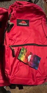 16.5" Trailmaker Classic Lightweight Backpack School Travel Bagpack Red Zipper - Picture 1 of 3