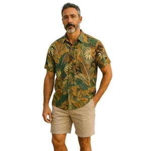 Camisa hawaiana floral para hombre The Territory Ahead talla grande L - Imagen 1 de 6