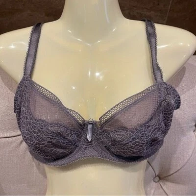 Freya чистый кружевной бюстгальтер сероватый лаванды Sz 32DDD - Изображение 1 из 4