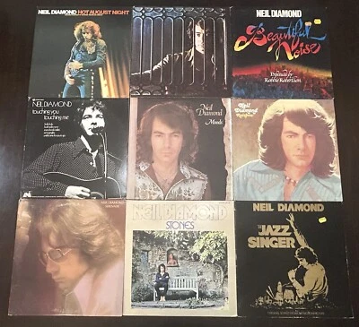 Neil Diamond Bundle Pack Lot of 9 Vinyl Records Collection - Original Pressings - Image 1 of 3