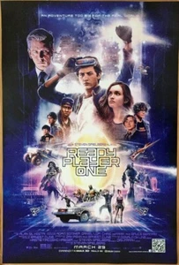 READY PLAYER EIN FILMPOSTER 2seitig ORIGINAL FINAL VF 27x40 STEVEN SPIELBERG - Bild 1 von 2