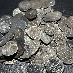 1547-1584 Russia Tsar Ivan IV 'The Terrible' AR Silver 'Wire Money' Denga Coin