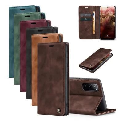 HÜLLE FÜR SAMSUNG GALAXY S20 FE Hülle für Samsung Galaxy S20FE Schutzhülle Smartphone Klapphülle 9H Displayglas