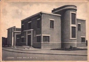 CARTOLINA DI LUCERA / FOGGIA - CASA DELLA G.I.L. - Imagen 1 de 2