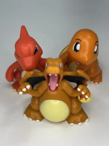 Charmander, Charmeleon and Charizard ~ Pokémon ThinkChip Battle Stadium Figures - Picture 1 of 18
