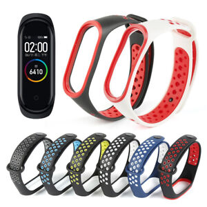 For Xiaomi Mi Band 3 4 Silicone Watchband Replacement Smart Band Strap Bracelet
