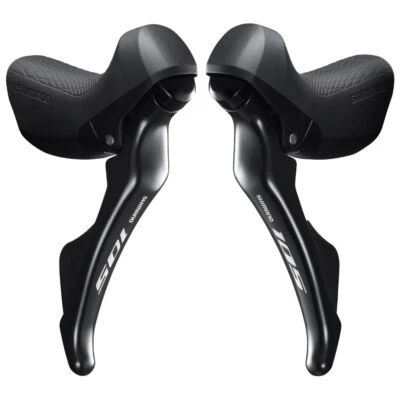 Shimano 105 ST-R7000 Drop Bar Road Shifters Levers Pair STI 2x11 Speed Double - Image 1 of 3